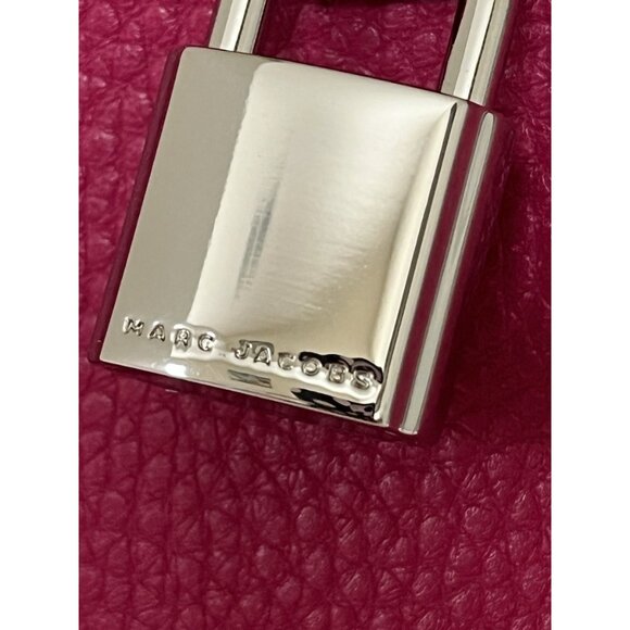 New Marc Jacobs Mini Grind Leather Tote Lipstick Pink - Picture 5 of 6